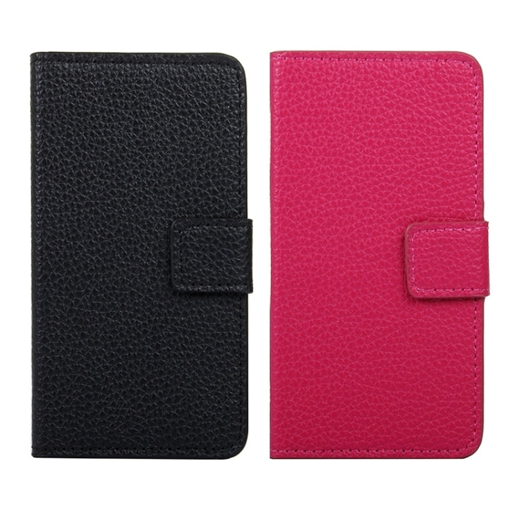 For Huawei Shotx / Honor 7i Litchi Texture Horizontal Flip Leather Case with Magnetic Snap & Card Slots & Holder & Wallet(Magenta)