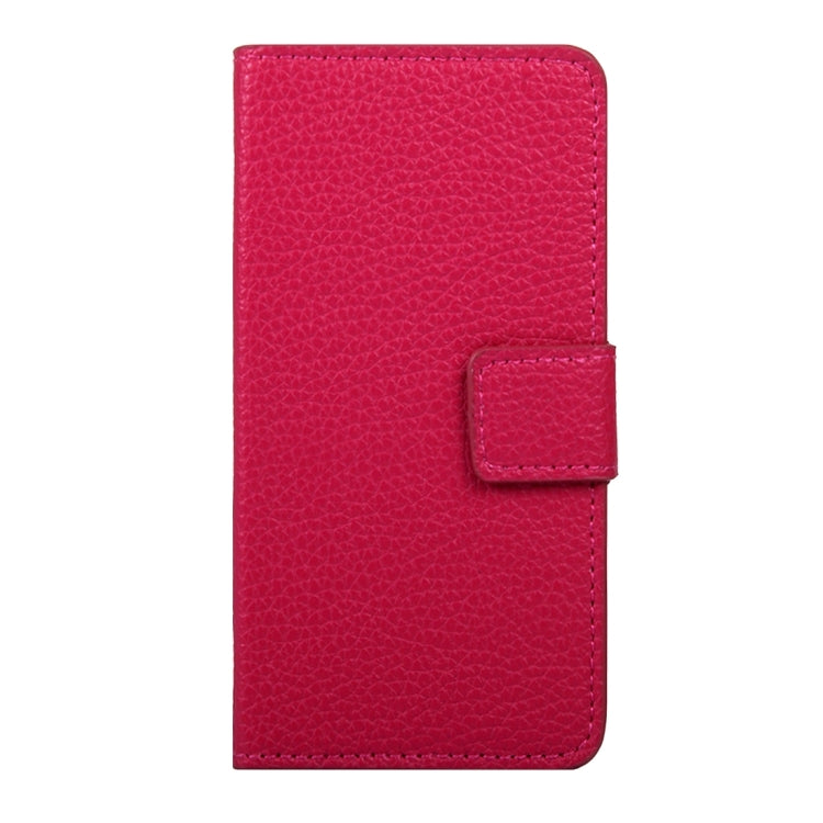 Litchi Texture Horizontal Flip Leather Case with Magnetic Snap & Card Slots & Holder & Wallet for Wiko Fever
