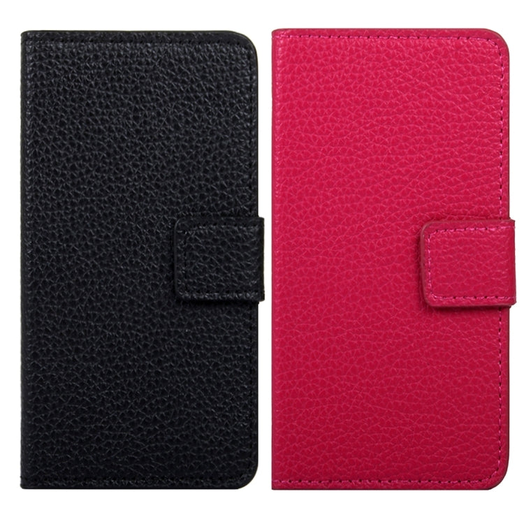 Litchi Texture Horizontal Flip Leather Case with Magnetic Snap & Card Slots & Holder & Wallet for Wiko Fever