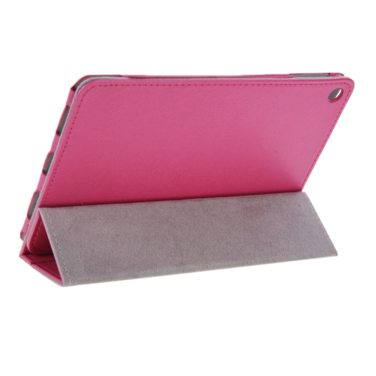 Oracle Texture Magnetic Leather Case with Three-folding Holder for Nokia N1