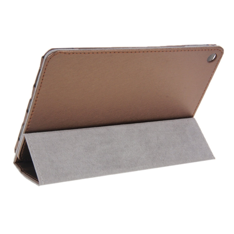 Oracle Texture Magnetic Leather Case with Three-folding Holder for Nokia N1