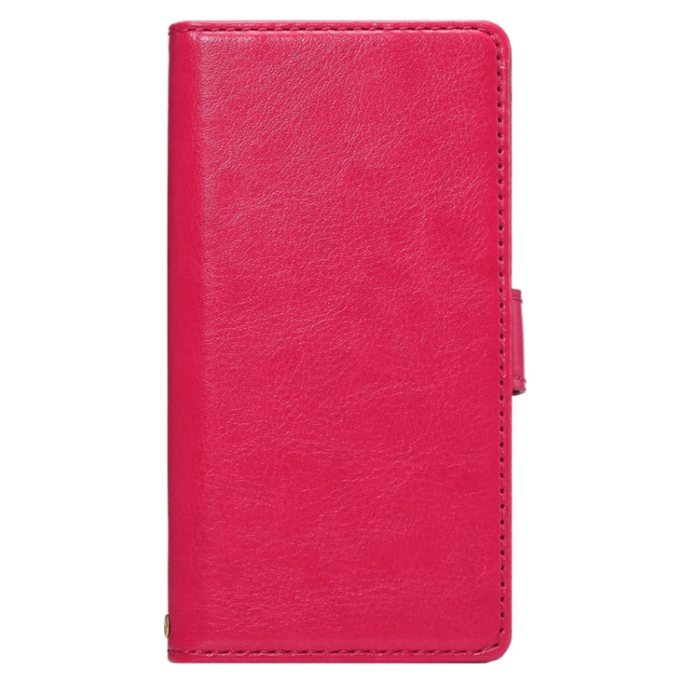 Lambskin Texture Words and Flowers Printing Horizontal Flip Solid Color Leather Case with Holder and Card Slots for Sony Xperia Z5 Compact / Mini