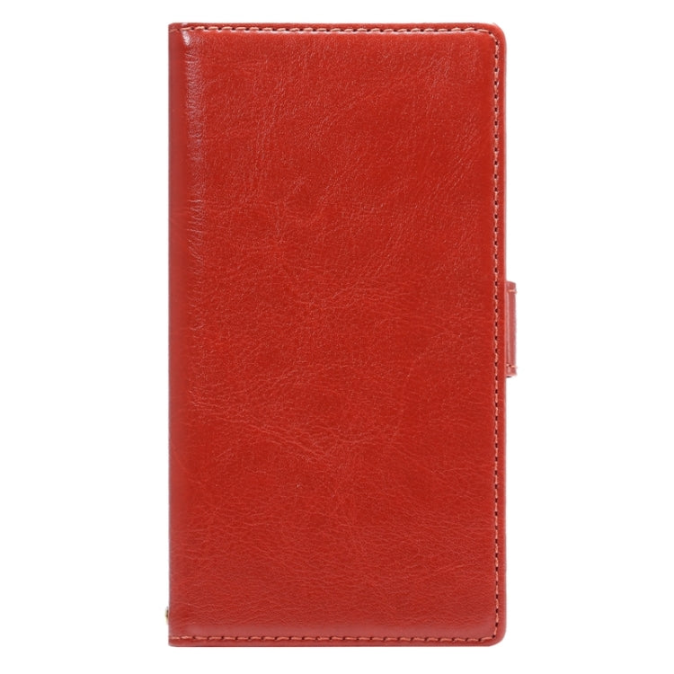 Lambskin Texture Words and Flowers Printing Horizontal Flip Solid Color Leather Case with Holder and Card Slots for Sony Xperia Z5 Premium / Plus