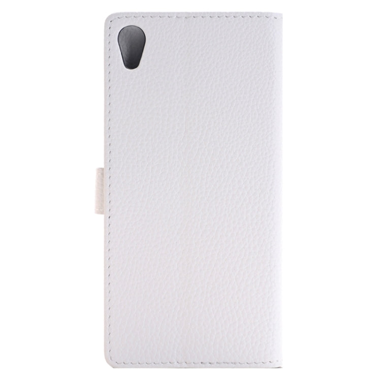 Litchi Texture Horizontal Flip Solid Color Leather Case with Holder & Card Slots & Wallet for Sony Xperia Z5