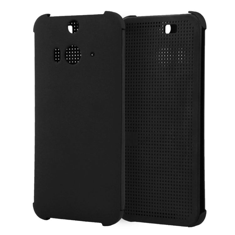For HTC Butterfly 2 Smart Flip Dot View Protective Case with Sleep and Wake-up Function