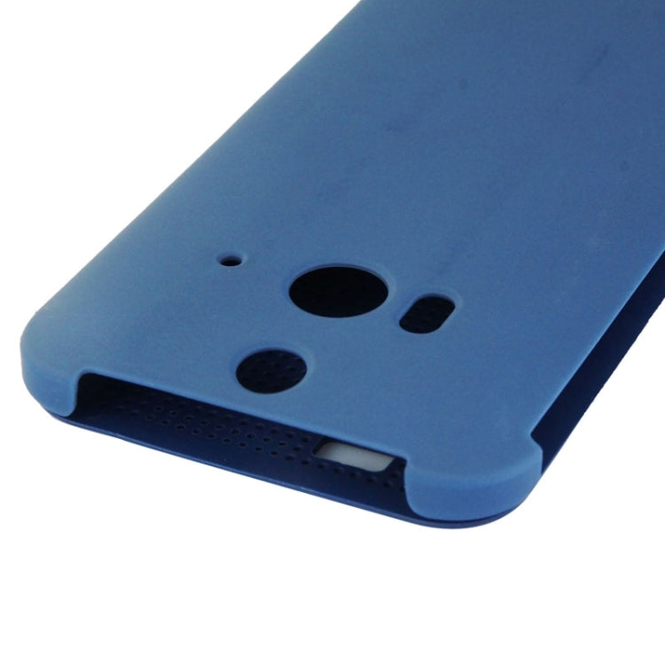 For HTC Butterfly 2 Smart Flip Dot View Protective Case with Sleep and Wake-up Function