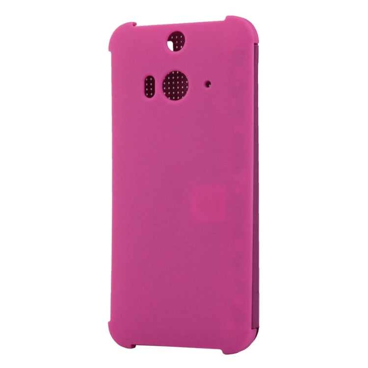 For HTC Butterfly 2 Smart Flip Dot View Protective Case with Sleep and Wake-up Function