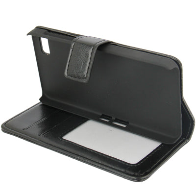 Fine Sheepskin Texture Horizontal Flip Leather Case with Credit Card Slots & Holder for BlackBerry Z10