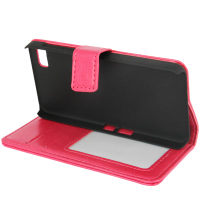 Fine Sheepskin Texture Horizontal Flip Leather Case with Credit Card Slots & Holder for BlackBerry Z10