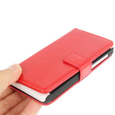 Fine Sheepskin Texture Horizontal Flip Leather Case with Credit Card Slots & Holder for BlackBerry Z10