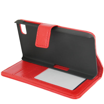 Fine Sheepskin Texture Horizontal Flip Leather Case with Credit Card Slots & Holder for BlackBerry Z10