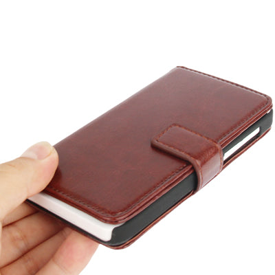 Fine Sheepskin Texture Horizontal Flip Leather Case with Credit Card Slots & Holder for BlackBerry Z10