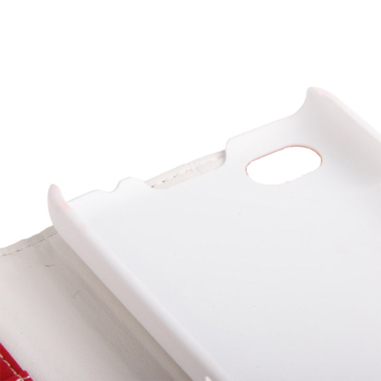 Litchi Texture Flip Leather Case with Credit Card Slots & Holder for BlackBerry Aristo Z30 / A10