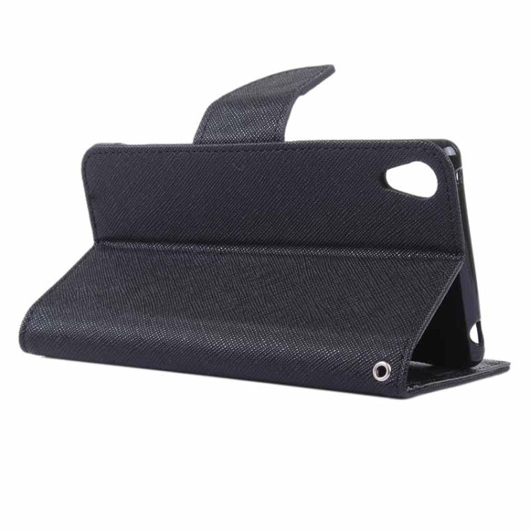 Cross Texture Horizontal Flip Solid Color Leather Case with Holder & Card Slots & Wallet for Sony Xperia Z4