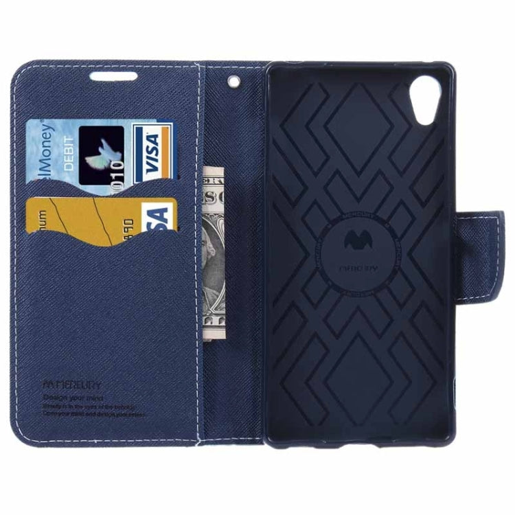 Cross Texture Horizontal Flip Solid Color Leather Case with Holder & Card Slots & Wallet for Sony Xperia Z4