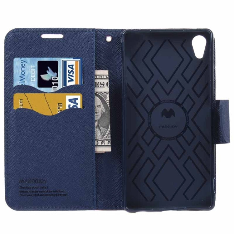 Cross Texture Horizontal Flip Solid Color Leather Case with Holder & Card Slots & Wallet for Sony Xperia Z4