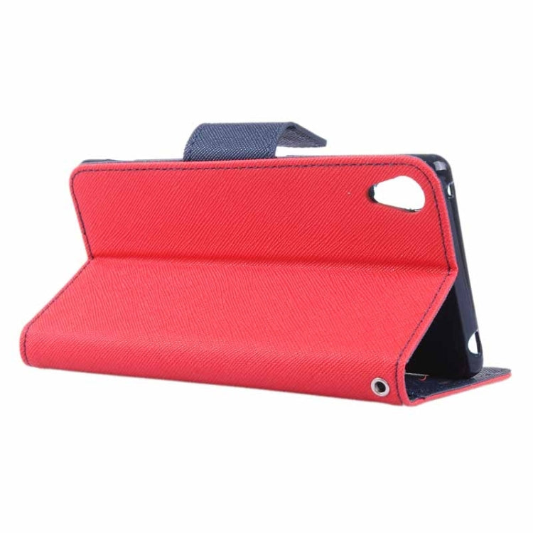 Cross Texture Horizontal Flip Solid Color Leather Case with Holder & Card Slots & Wallet for Sony Xperia Z4