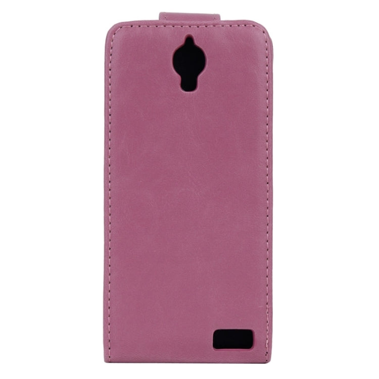 Crazy Horse Texture Vertical Flip Leather Case for Alcatel OT 6040