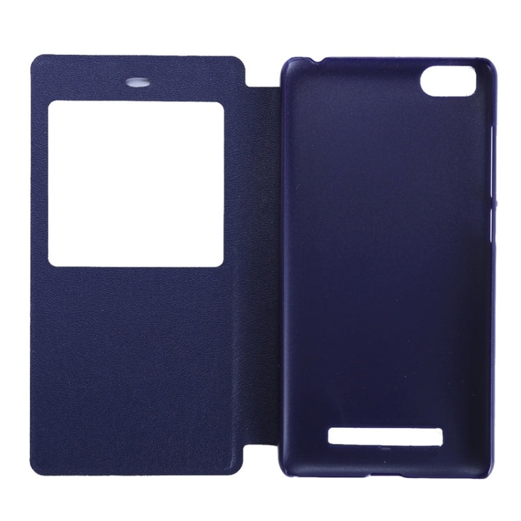 Litchi Texture Horizontal Flip Solid Color Leather Case with Holder & Call Display ID for Xiaomi Mi 4C / 4i