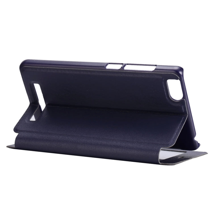 Litchi Texture Horizontal Flip Solid Color Leather Case with Holder & Call Display ID for Xiaomi Mi 4C / 4i