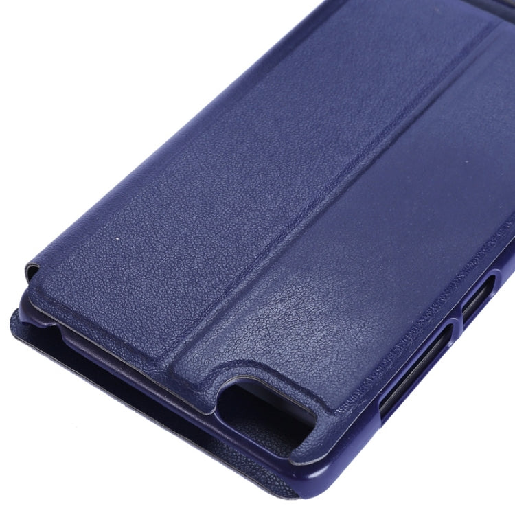 Litchi Texture Horizontal Flip Solid Color Leather Case with Holder & Call Display ID for Xiaomi Mi 4C / 4i