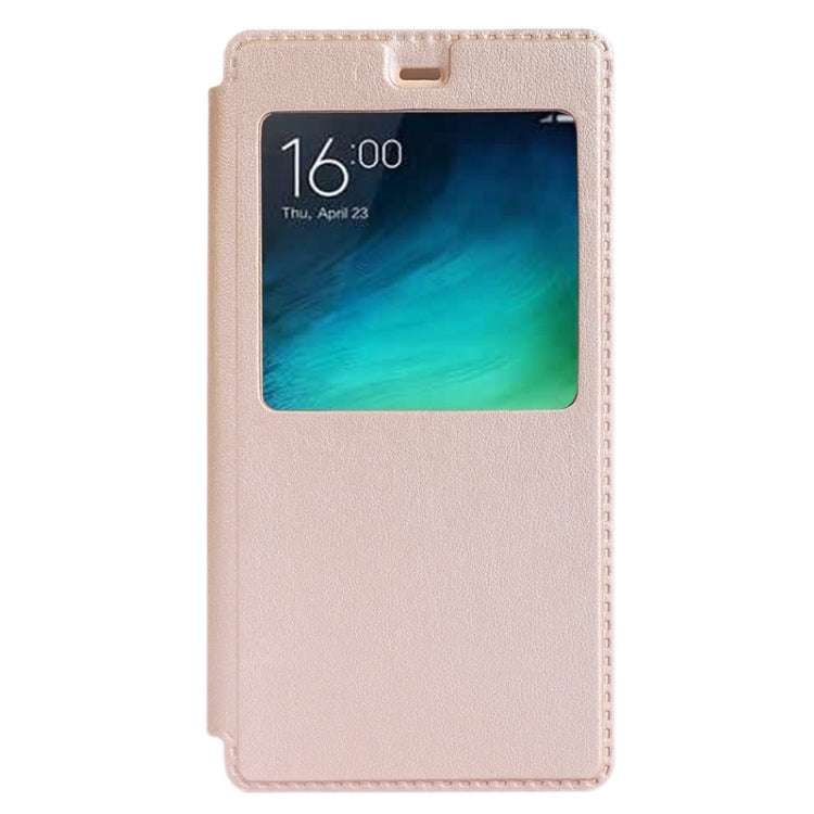 Litchi Texture Horizontal Flip Solid Color Leather Case with Holder & Call Display ID for Xiaomi Mi 4C / 4i
