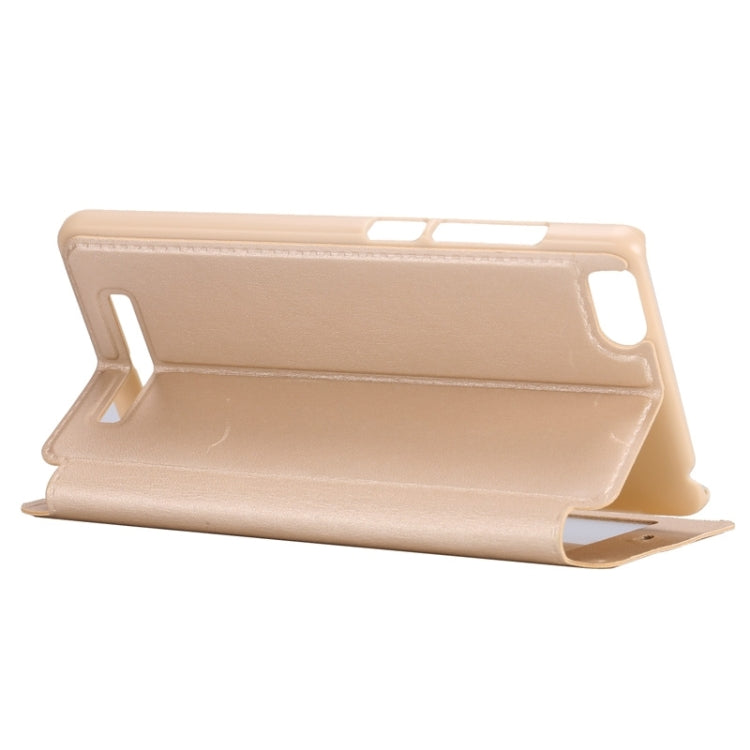 Litchi Texture Horizontal Flip Solid Color Leather Case with Holder & Call Display ID for Xiaomi Mi 4C / 4i