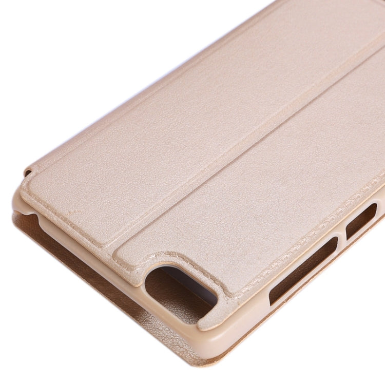 Litchi Texture Horizontal Flip Solid Color Leather Case with Holder & Call Display ID for Xiaomi Mi 4C / 4i