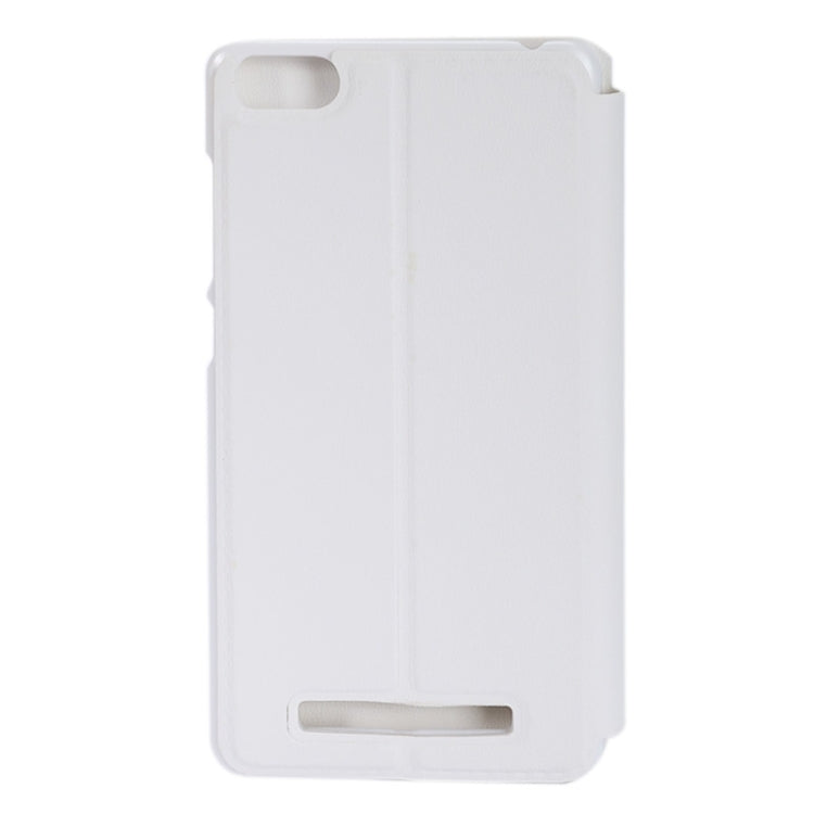 Litchi Texture Horizontal Flip Solid Color Leather Case with Holder & Call Display ID for Xiaomi Mi 4C / 4i