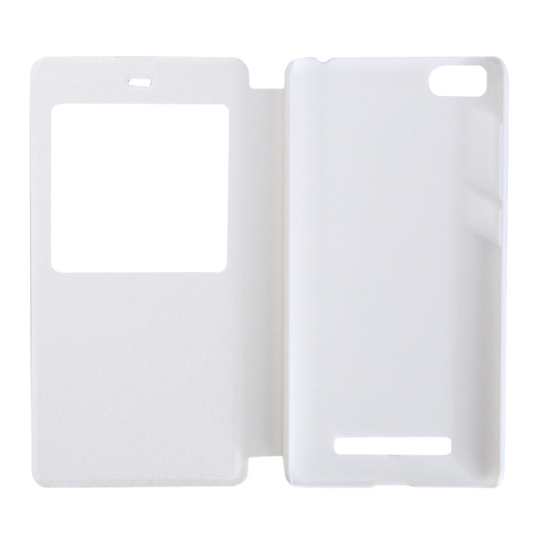 Litchi Texture Horizontal Flip Solid Color Leather Case with Holder & Call Display ID for Xiaomi Mi 4C / 4i