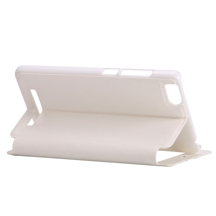 Litchi Texture Horizontal Flip Solid Color Leather Case with Holder & Call Display ID for Xiaomi Mi 4C / 4i