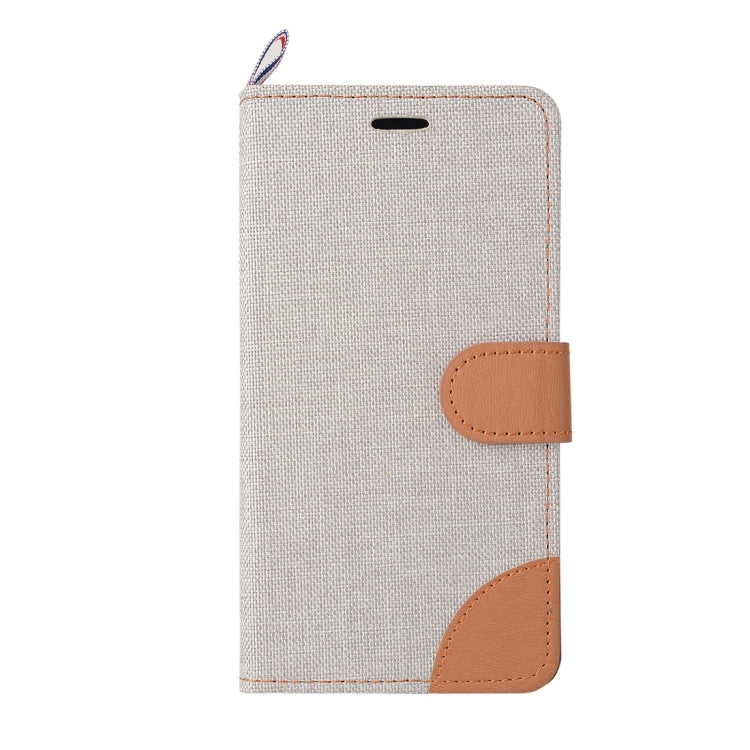 Denim Texture Horizontal Flip Leather Case with Magnetic Snap & Card Slots & Holder & Sling for Lenovo A7000