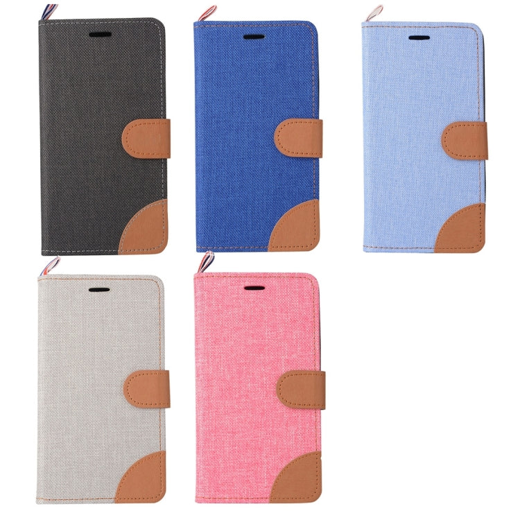 Denim Texture Horizontal Flip Leather Case with Magnetic Snap & Card Slots & Holder & Sling for Lenovo A7000