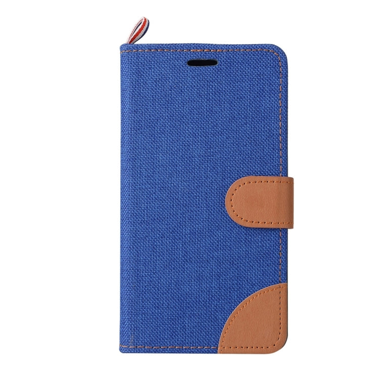 Denim Texture Horizontal Flip Leather Case with Magnetic Snap & Card Slots & Holder & Sling for Lenovo A5000
