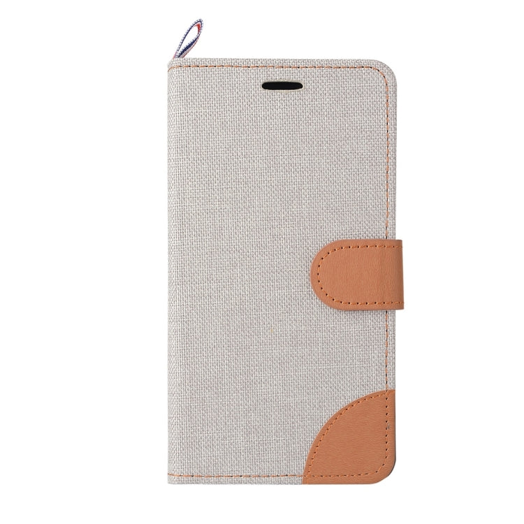 Denim Texture Horizontal Flip Leather Case with Magnetic Snap & Card Slots & Holder & Sling for Lenovo A5000
