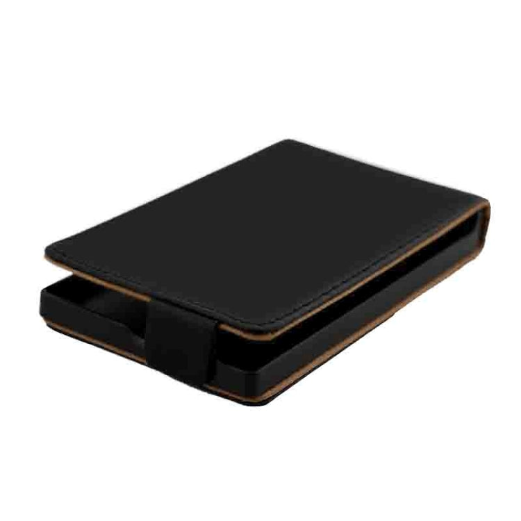 Vertical Flip Magnetic Button Leather Case for Microsoft Lumia 532(Black)