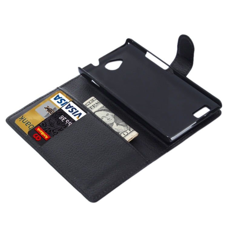 Horizontal Flip Solid color Leather Case with Card Slots & Holder & Wallet for ZTE Blade G LUX