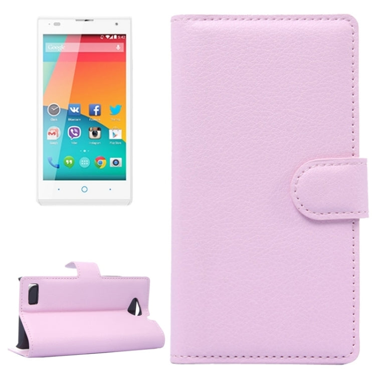 Horizontal Flip Solid color Leather Case with Card Slots & Holder & Wallet for ZTE Blade G LUX