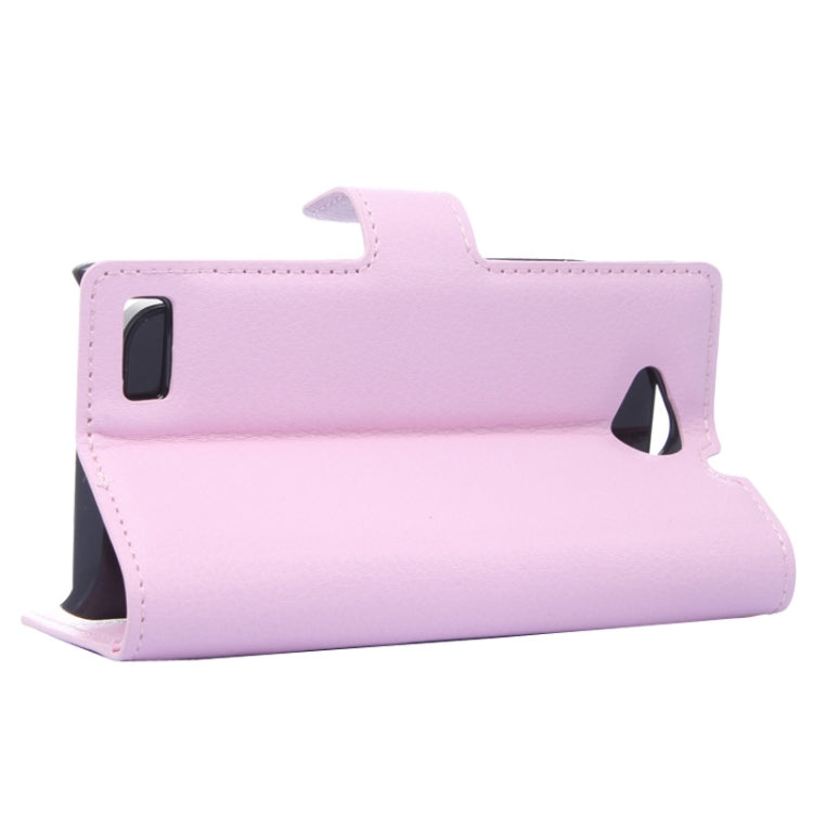 Horizontal Flip Solid color Leather Case with Card Slots & Holder & Wallet for ZTE Blade G LUX