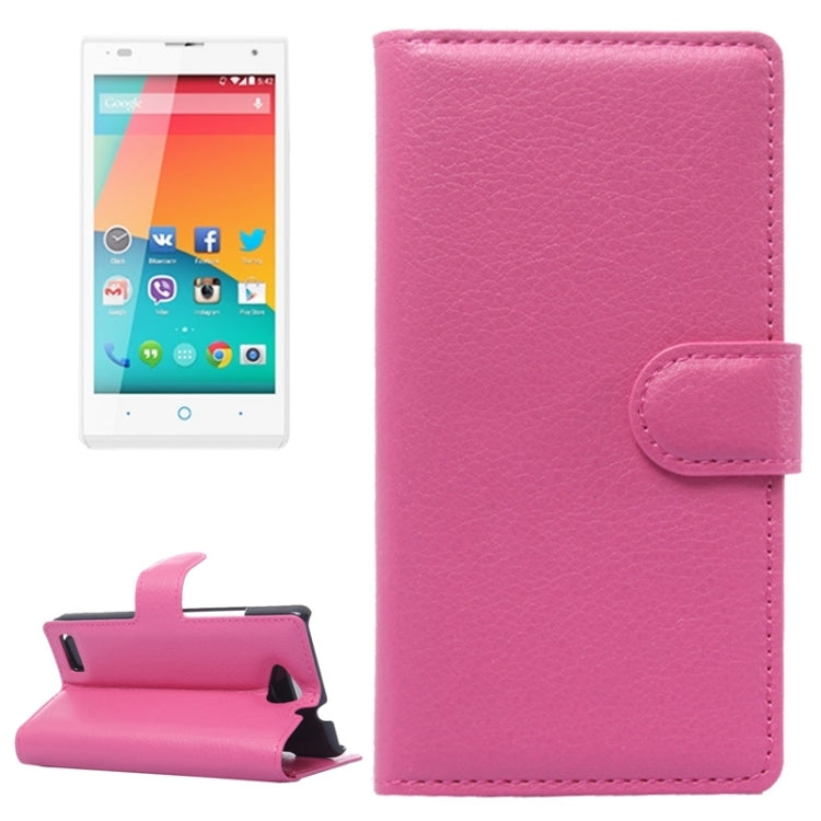 Horizontal Flip Solid color Leather Case with Card Slots & Holder & Wallet for ZTE Blade G LUX