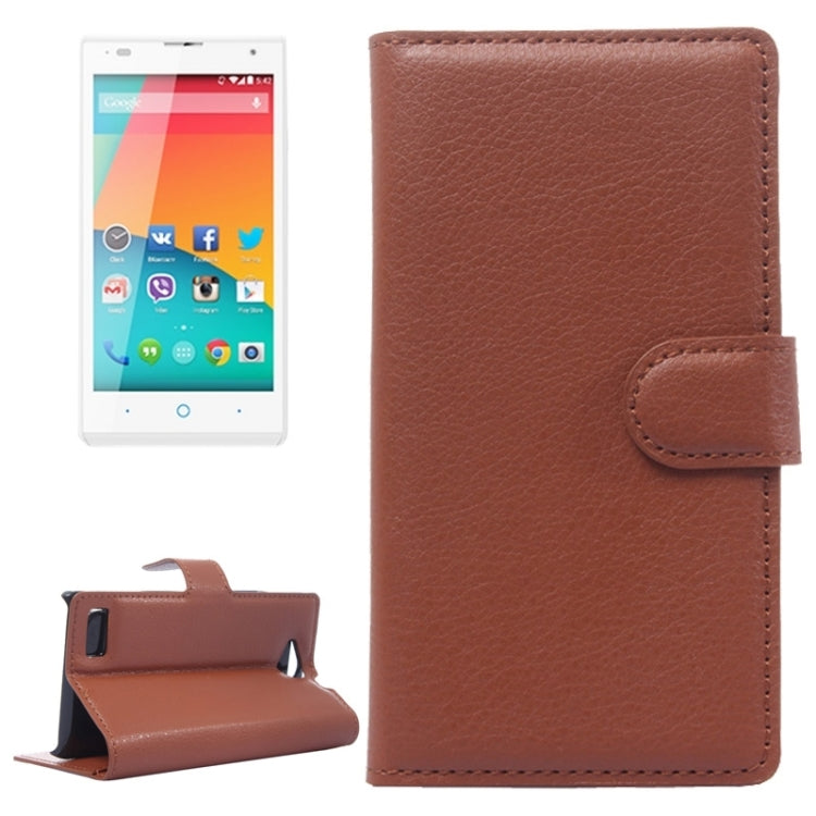 Horizontal Flip Solid color Leather Case with Card Slots & Holder & Wallet for ZTE Blade G LUX