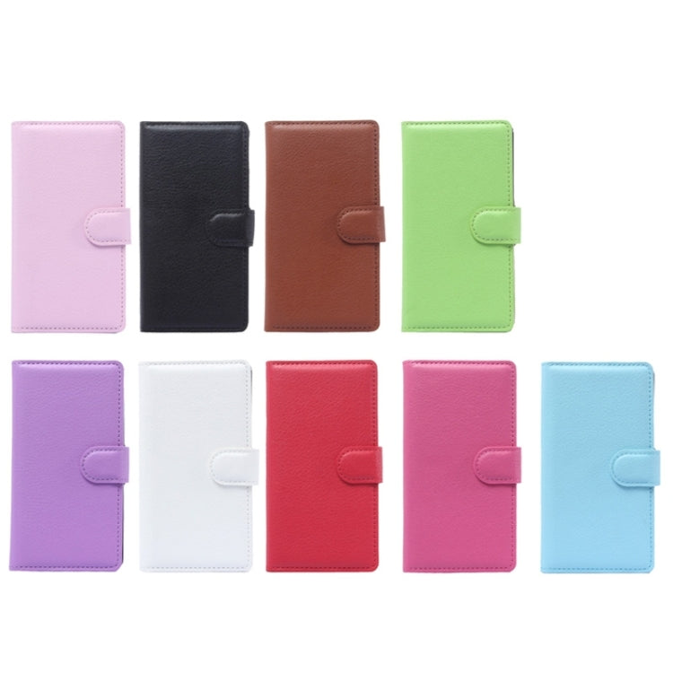 Horizontal Flip Solid color Leather Case with Card Slots & Holder & Wallet for ZTE Blade G LUX