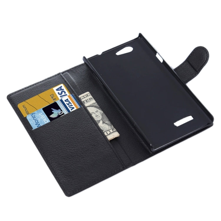 Horizontal Flip Solid color Leather Case with Card Slots & Holder & Wallet for ZTE Blade L2