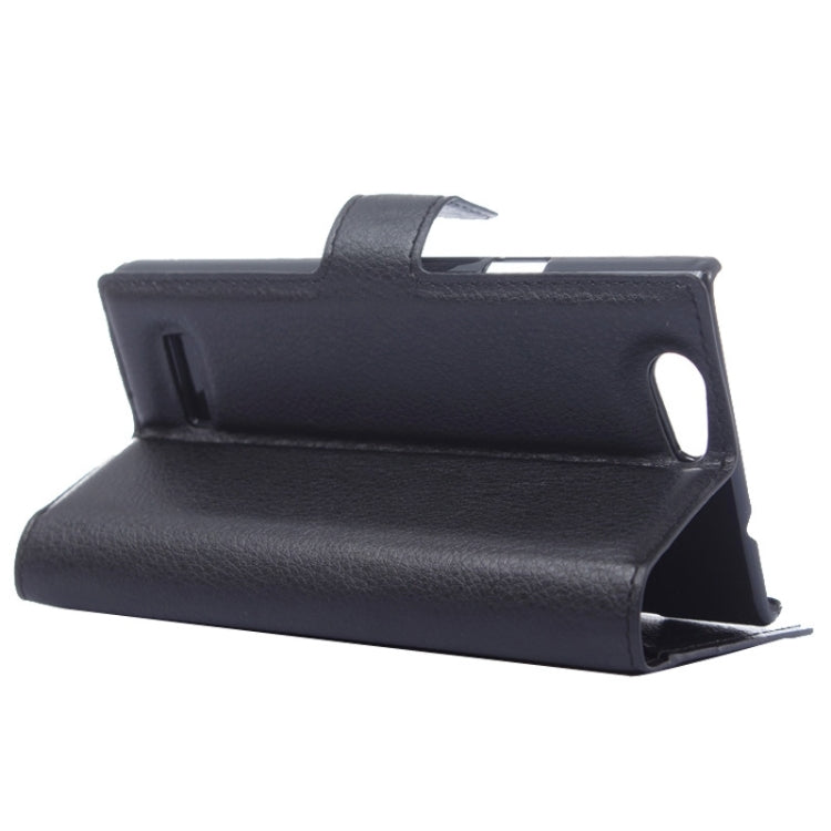 Horizontal Flip Solid color Leather Case with Card Slots & Holder & Wallet for ZTE Blade L2