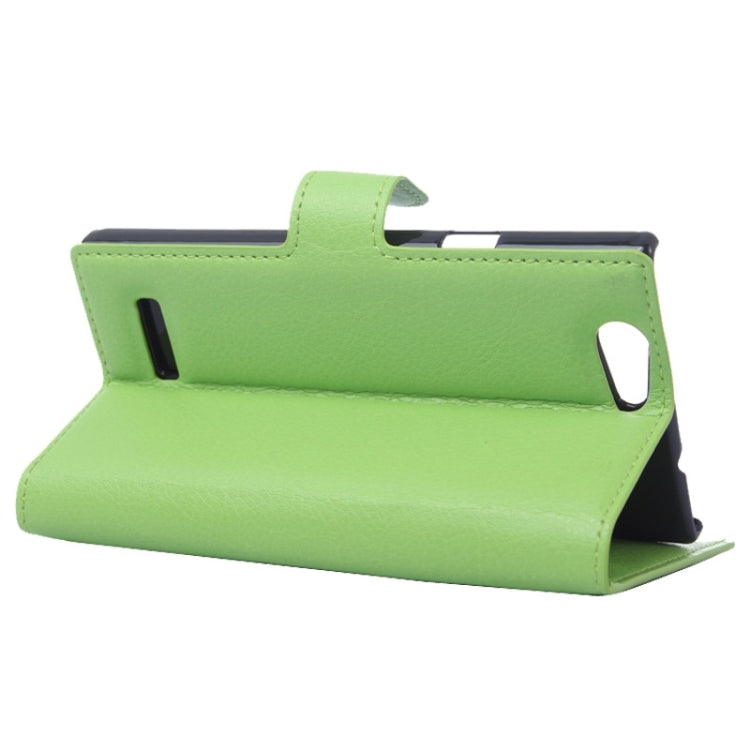 Horizontal Flip Solid color Leather Case with Card Slots & Holder & Wallet for ZTE Blade L2