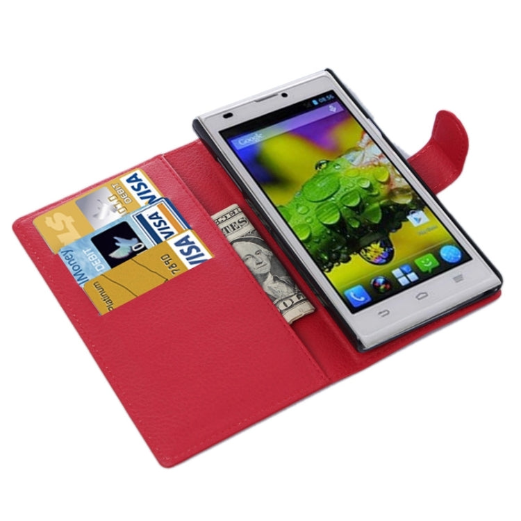 Horizontal Flip Solid color Leather Case with Card Slots & Holder & Wallet for ZTE Blade L2