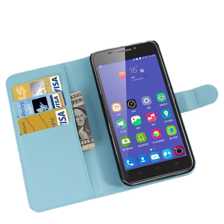 Horizontal Flip Solid color Leather Case with Card Slots & Holder & Wallet for ZTE Grand S3 / S2004