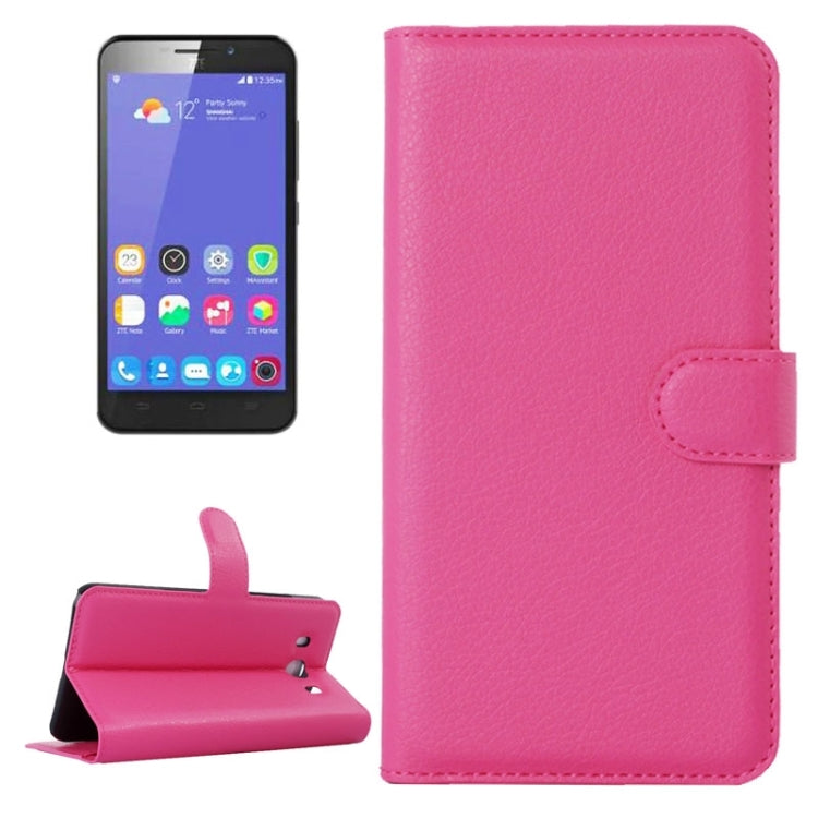 Horizontal Flip Solid color Leather Case with Card Slots & Holder & Wallet for ZTE Grand S3 / S2004