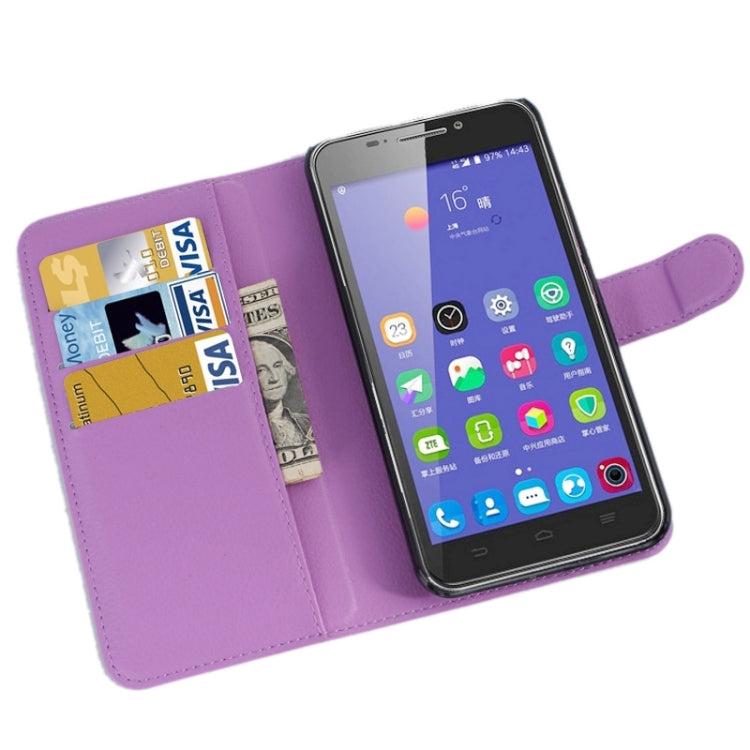 Horizontal Flip Solid color Leather Case with Card Slots & Holder & Wallet for ZTE Grand S3 / S2004