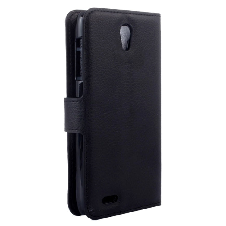 Horizontal Flip Solid color Leather Case with Card Slots & Holder & Wallet for Lenovo A859